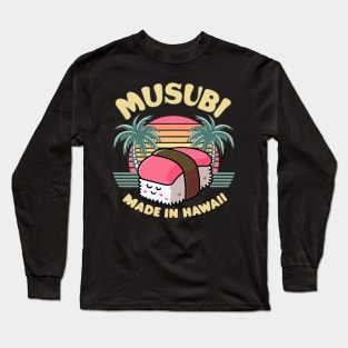 Japanase Hawaiian Spam Musubi 90s Kawaii Hawaii Long Sleeve T-Shirt